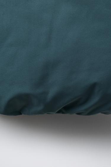 WATER-REPELLENT QUILTED COAT WITH HOODIE - Petrol blue by Zara - Image 7