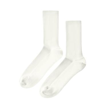 RIBBED SOCKS - Oyster-white by Zara