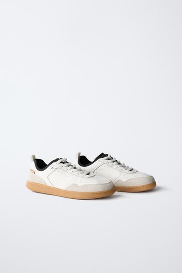 BAMBA PIEL BAREFOOT - Blanco de Zara