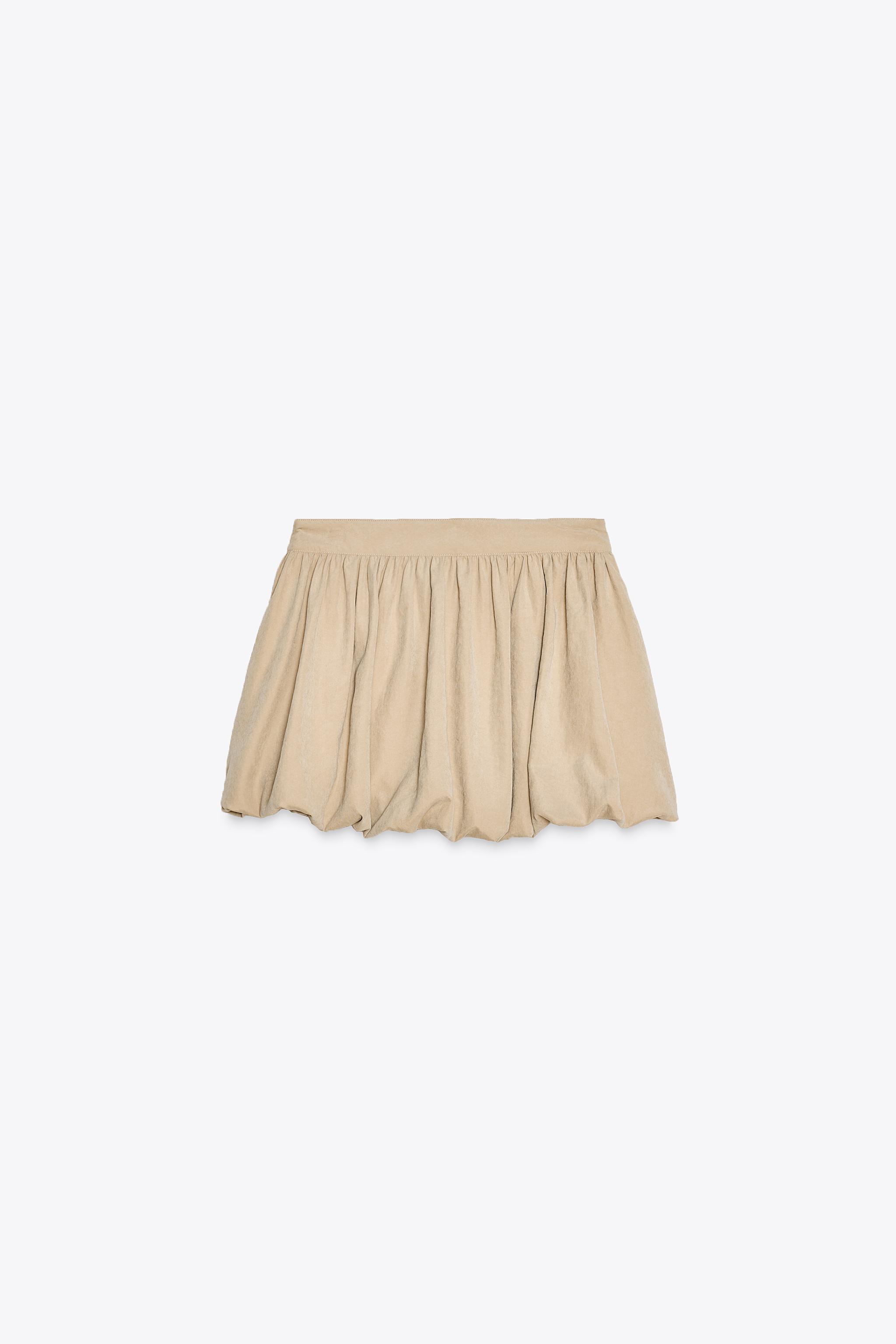 スカート andmary Nini balloon skirt beige M ANDMARY】Nini balloon skirt