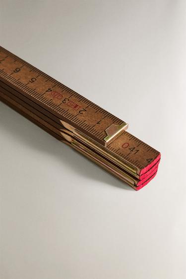 MÈTRE PLIANT BOIS BOULEAU - Marron de Zara - Image 1