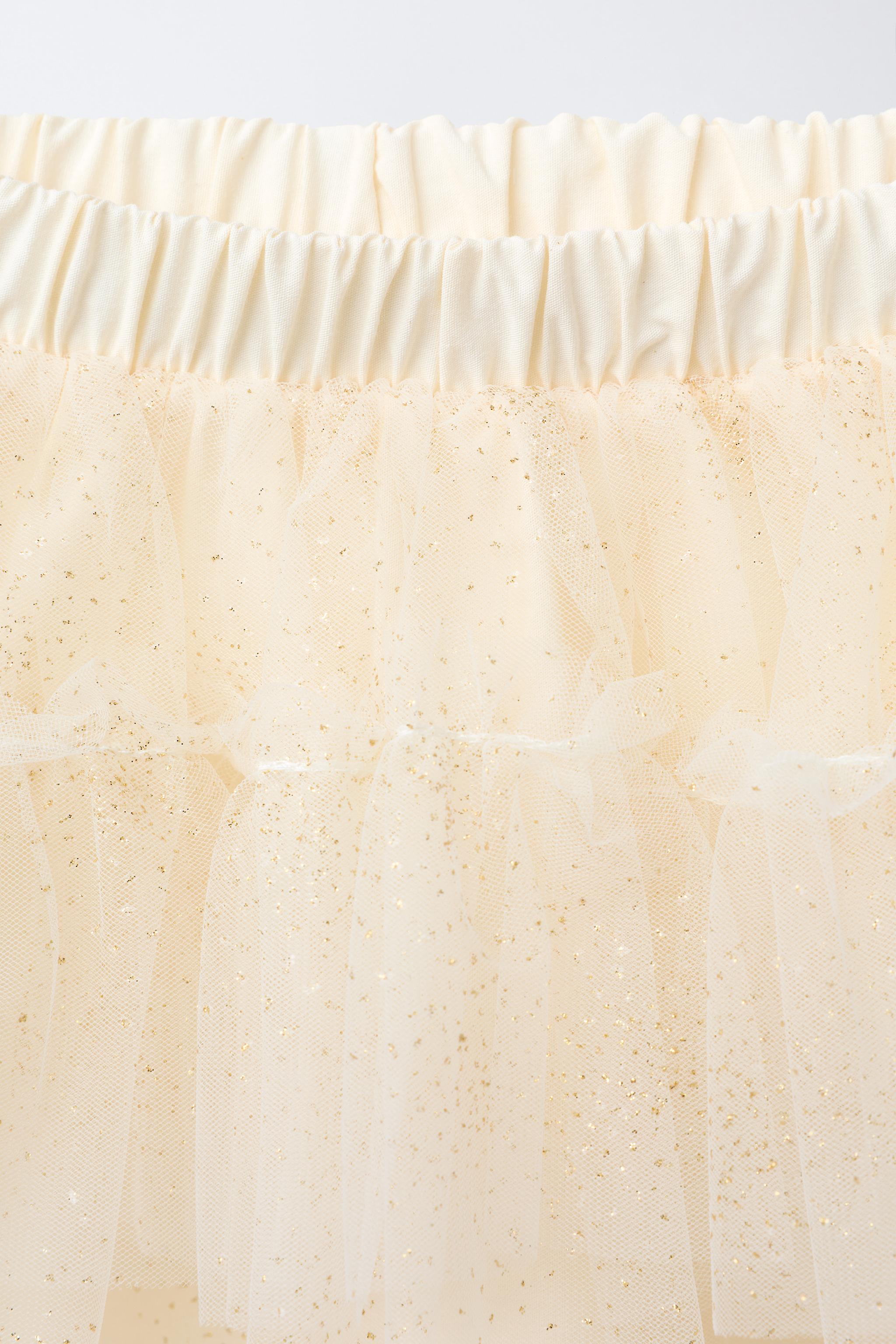 JUPE EN TULLE PAILLETÉE