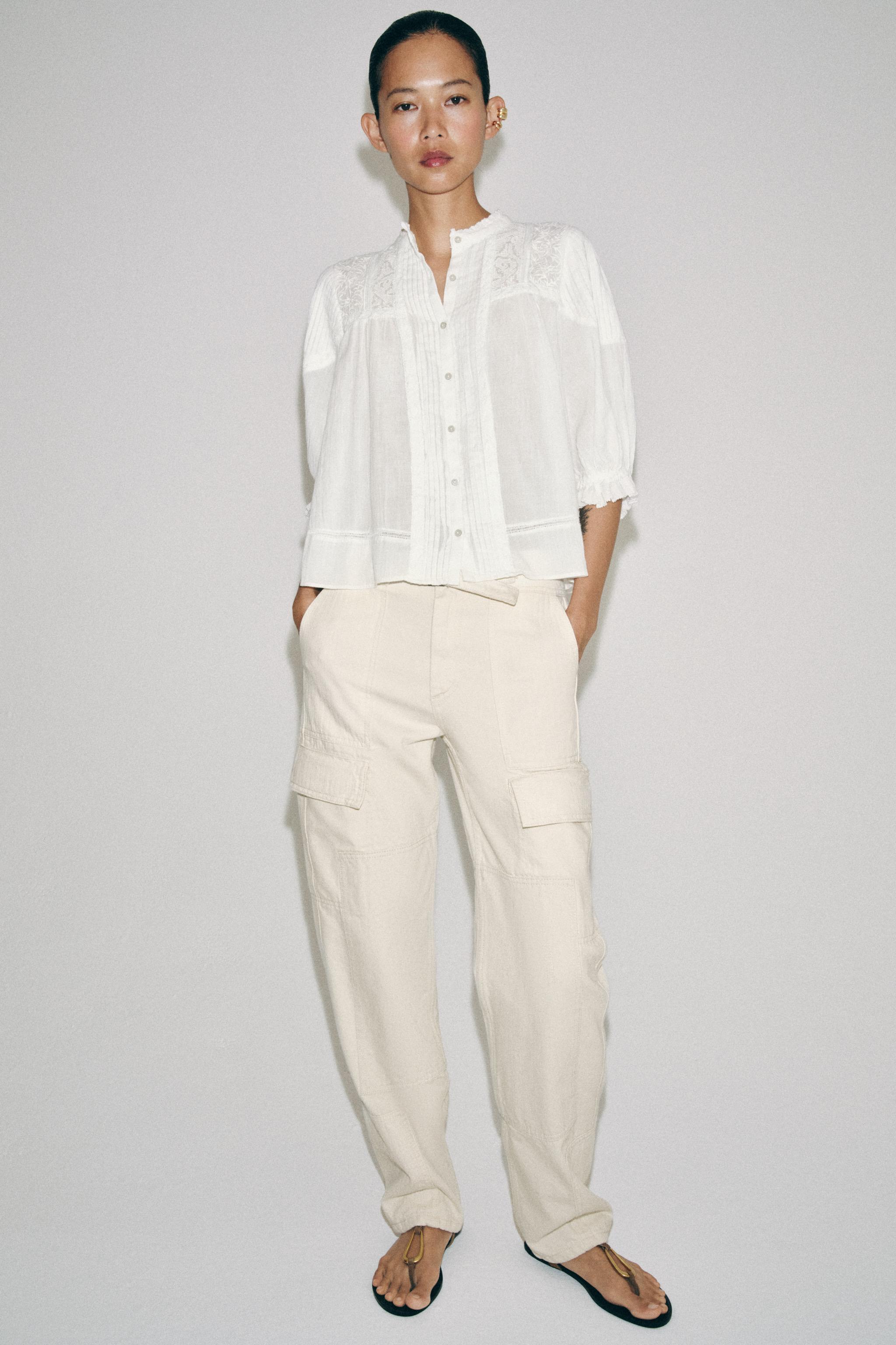 ROMANTIC COTTON SHIRT ZW COLLECTION