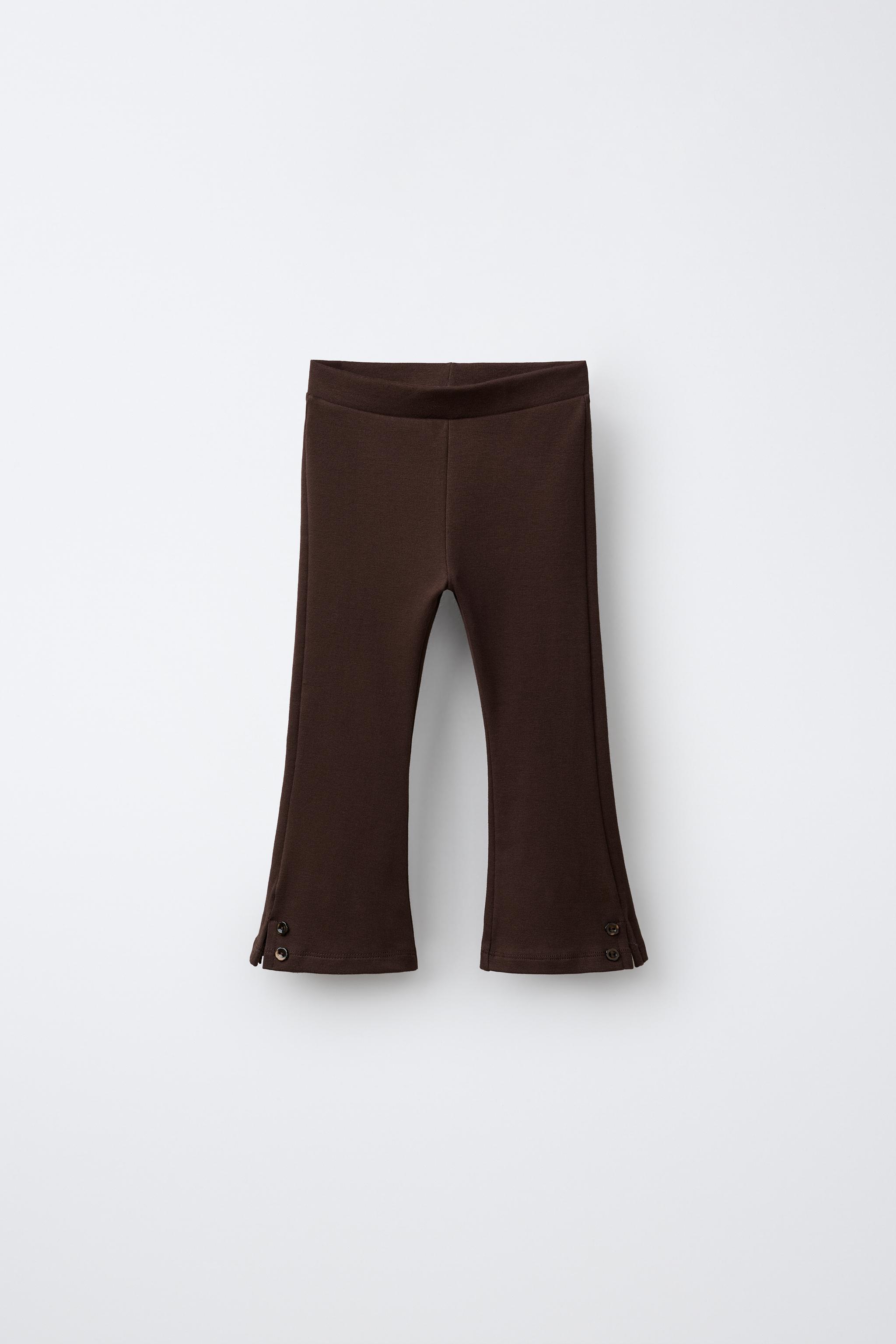 FLARE BUTTON LEGGINGS