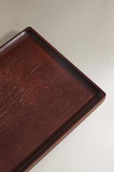 PLATEAU EN BOIS CHARGEUR MOBILE - Marron de Zara - Image 2