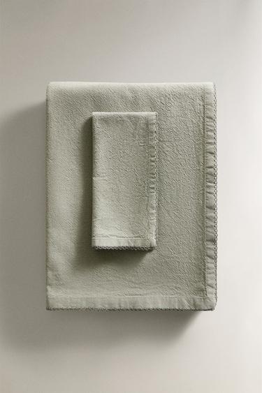 NAPPE FIL TEINT UNI - Bleuté de Zara