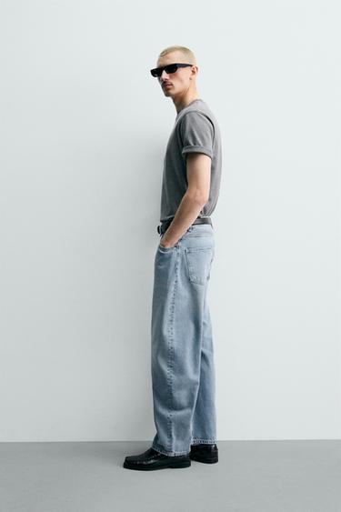 JEAN RELAXED BARREL FIT - Bleu clair de Zara - Image 3