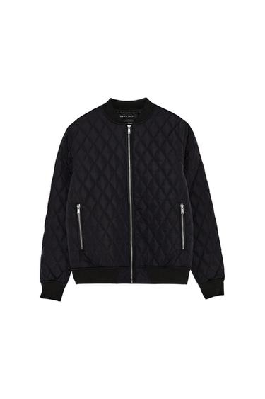 QUILTED BOMBER JACKET