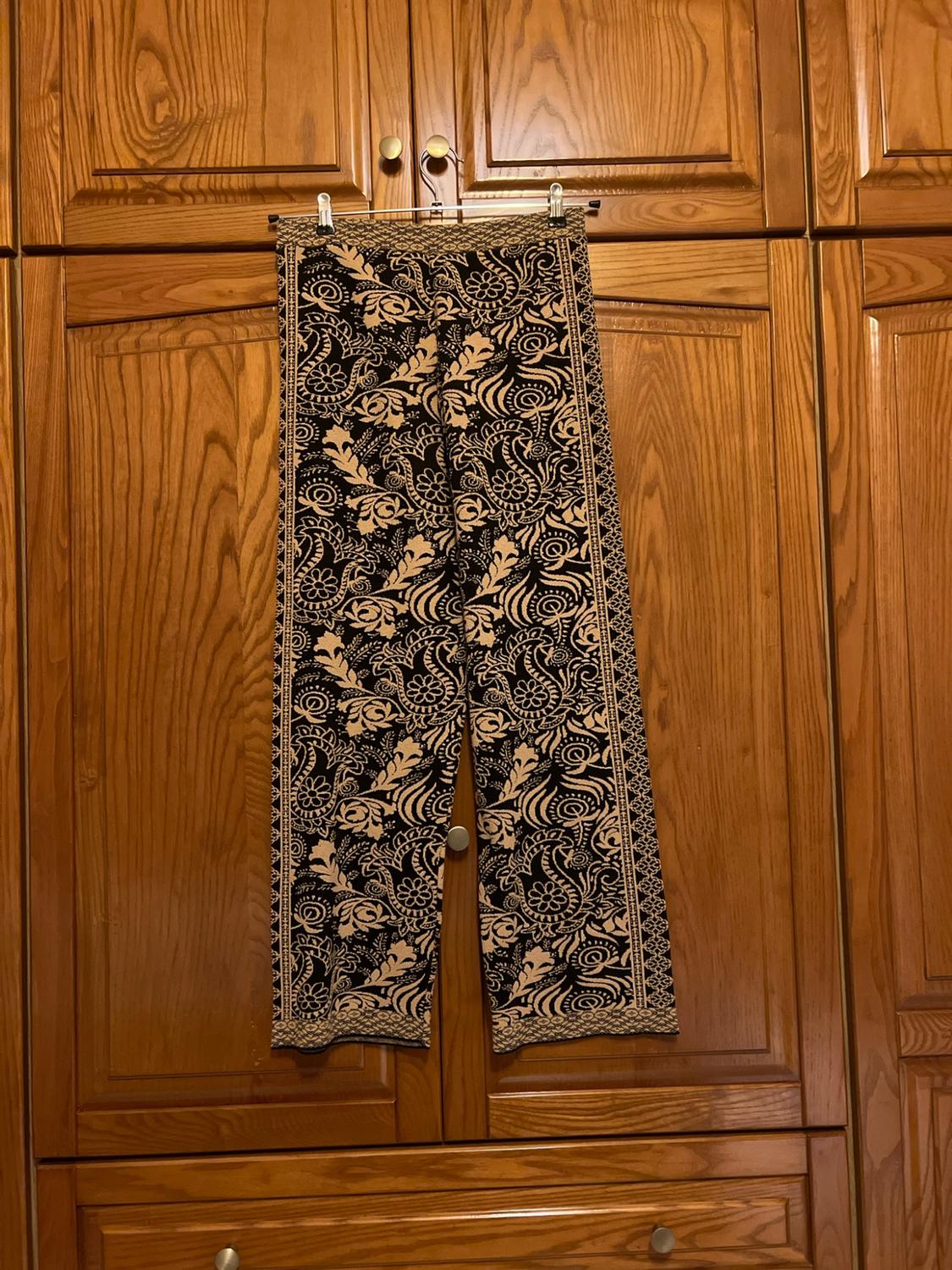 JACQUARD KNIT TROUSERS - Image 2