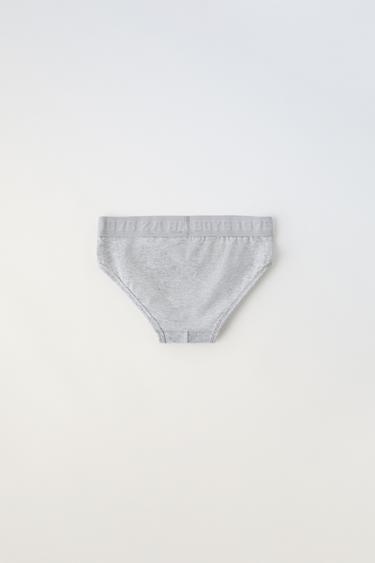AGES 6-14/ THREE-PACK OF TEXT BRIEFS - White by Zara - Image 3
