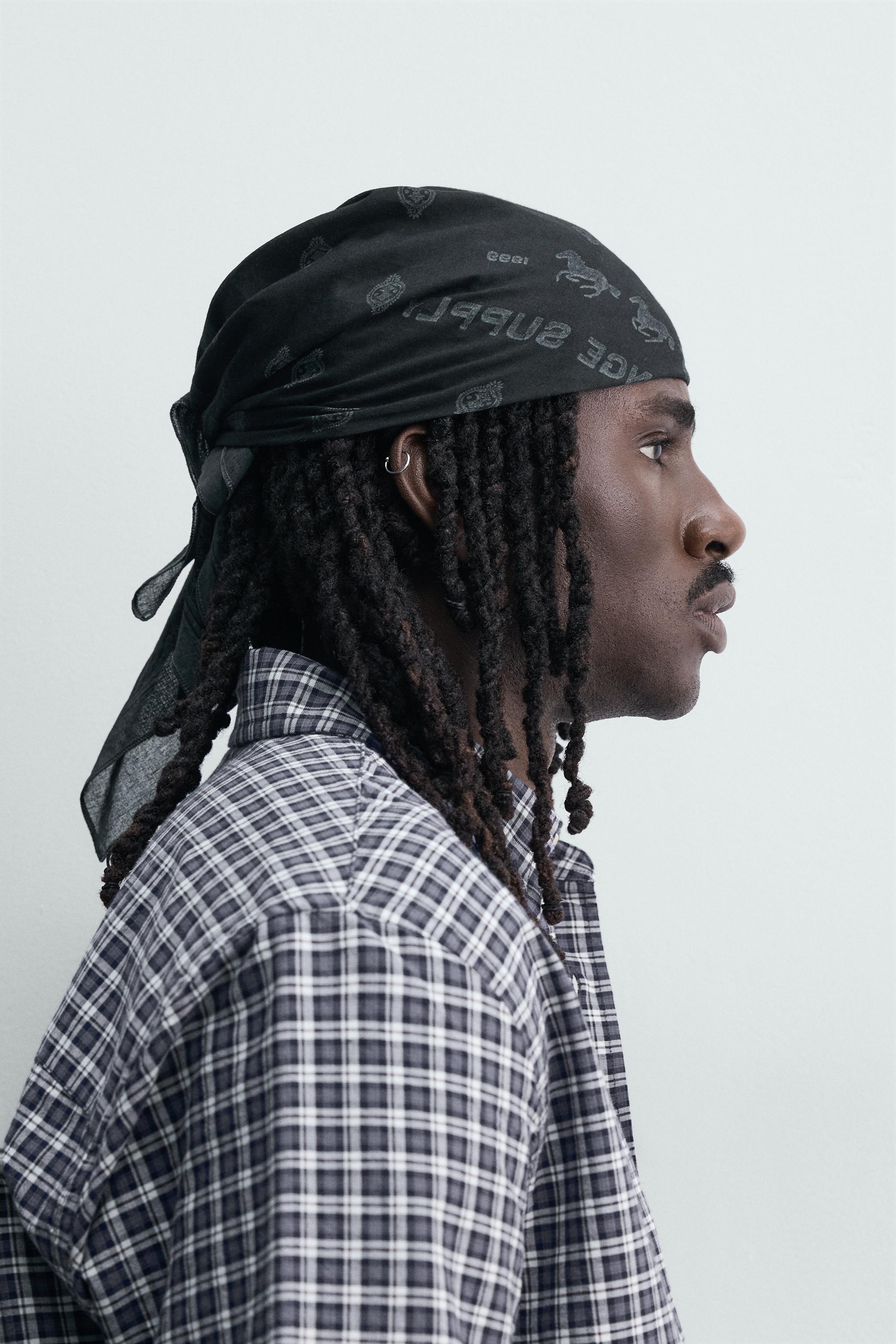 BANDANA À IMPRIMÉ GÉOMÉTRIQUE