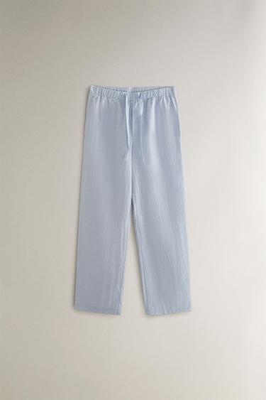 PANTALÓN LARGO - Azul claro de Zara