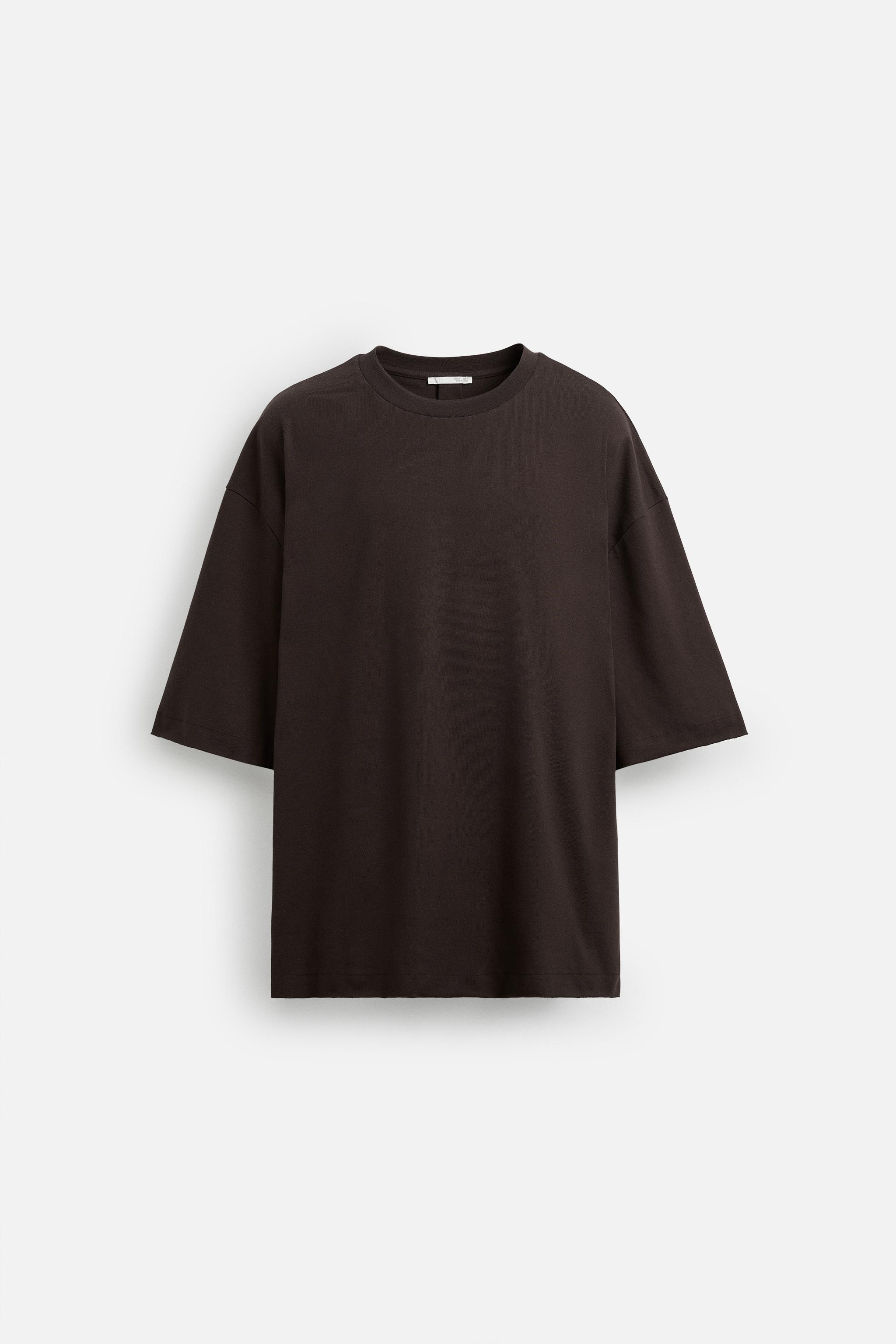 【予約販売品】 ZARA | ブラウン - オーバーサイズフィットTシャツ Japan 日本 / フラメンコ