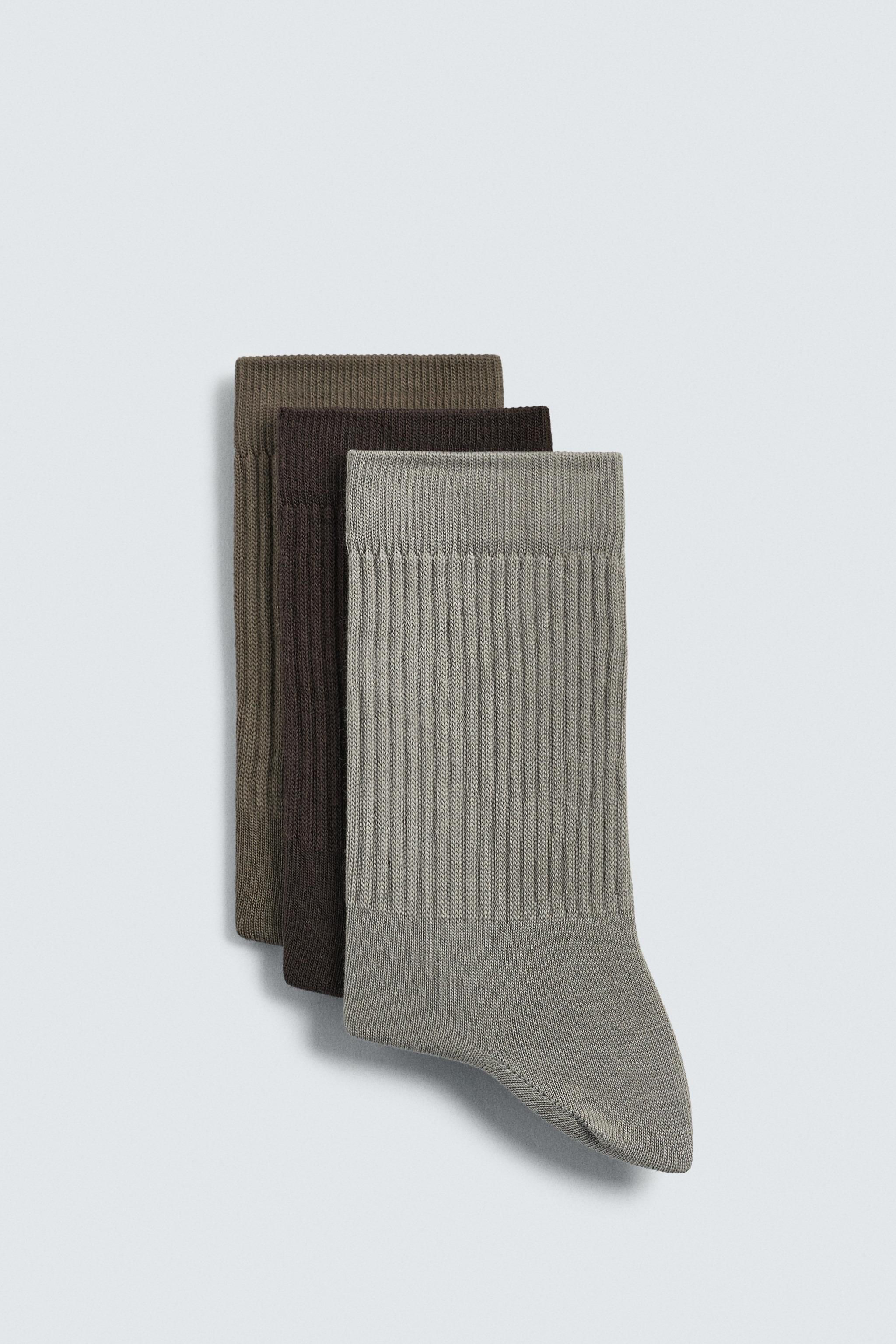RIB SOCKS 3-PACK