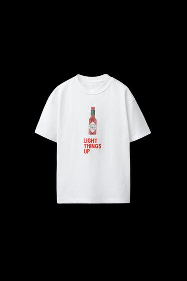 TABASCO ® PRINT T-SHIRT - White by Zara - Image 0