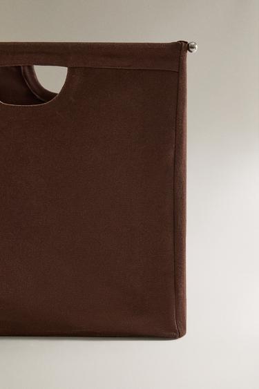 CANVAS FIREPLACE BASKET - Brown by Zara - Image 3