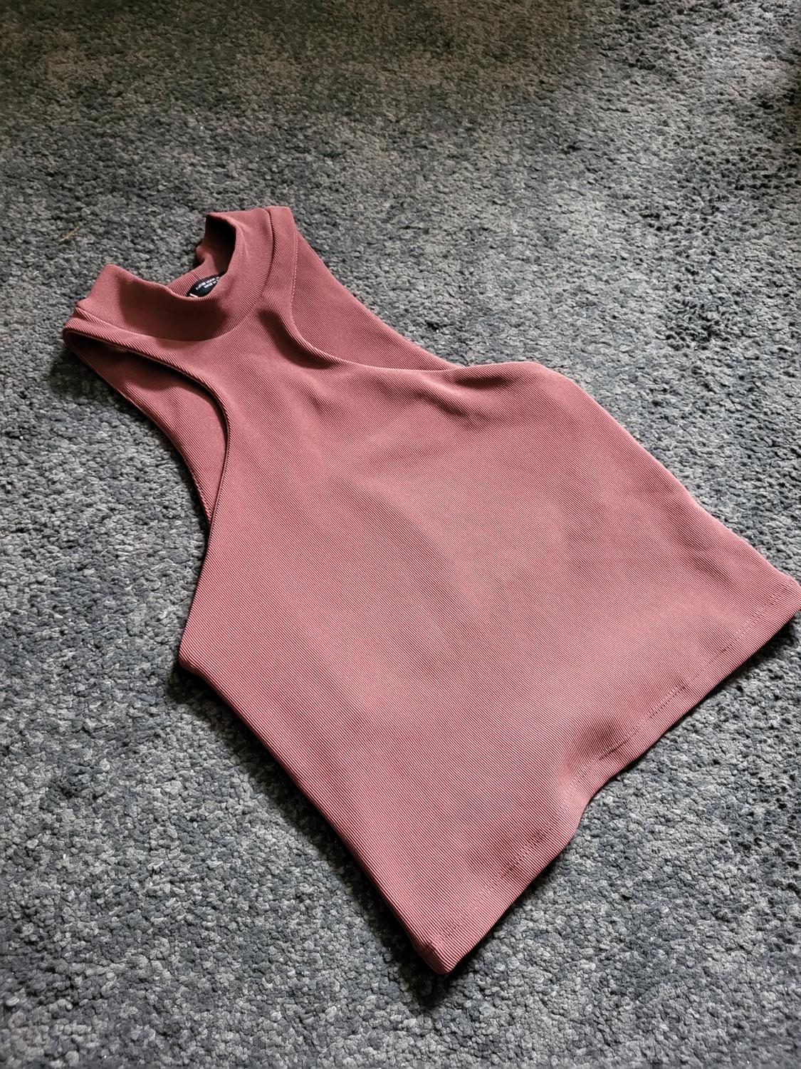 RIBBED HALTER TOP - Image 3