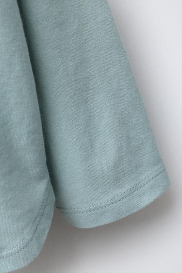 T-SHIRT IMPRIMÉ - Bleu pastel de Zara - Image 3