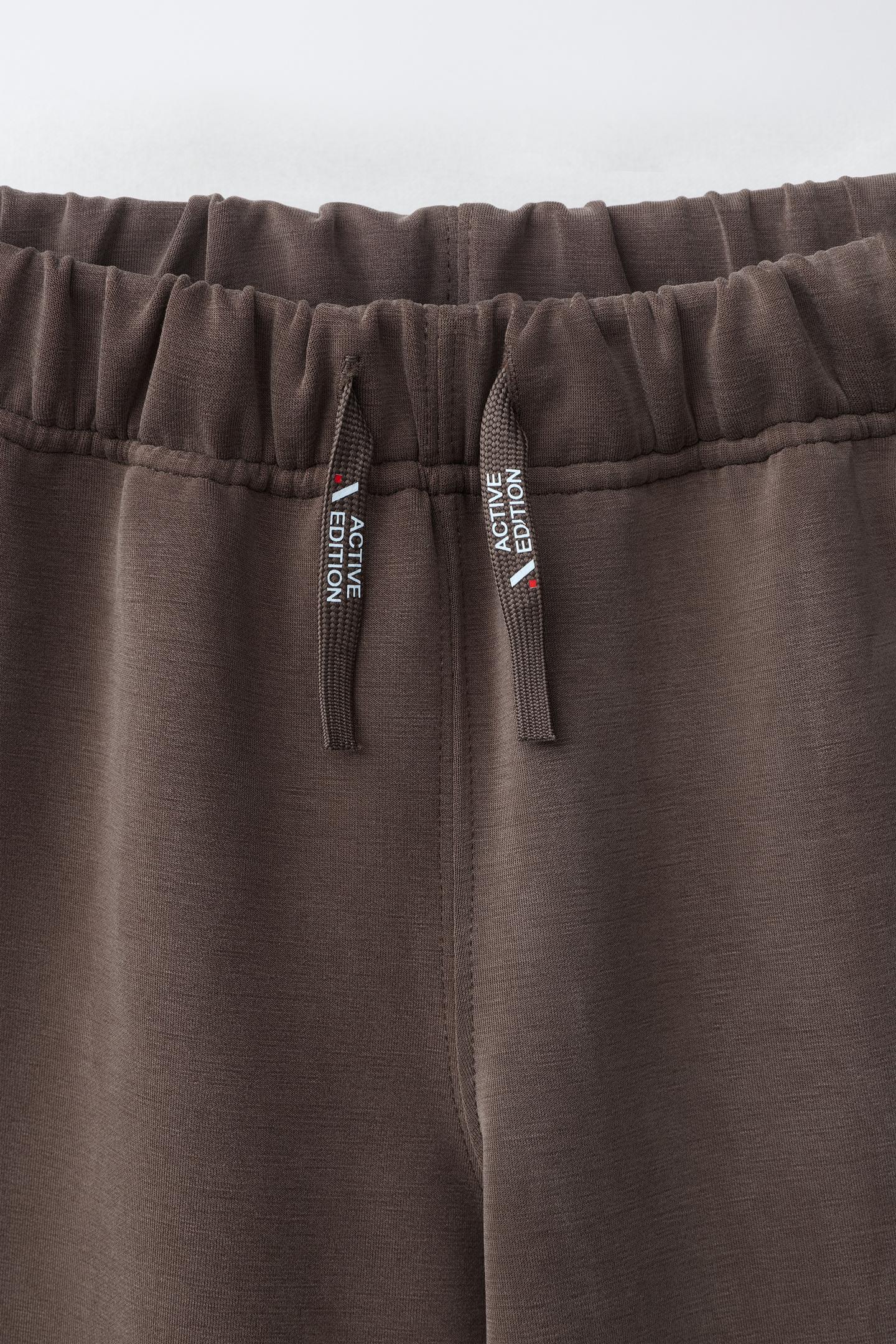 Детские брюки Zara Sporty Contrast Piping Trousers, цвет: Тёмный коричневый — фото 4