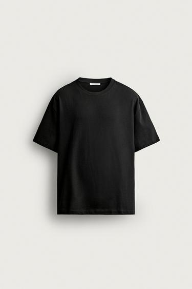 CAMISETA RELAXED FIT - Negro de Zara