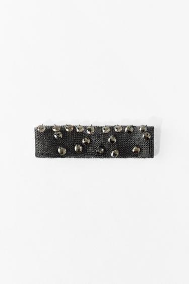 CHOKER MALLA CRISTALES - Plata de Zara