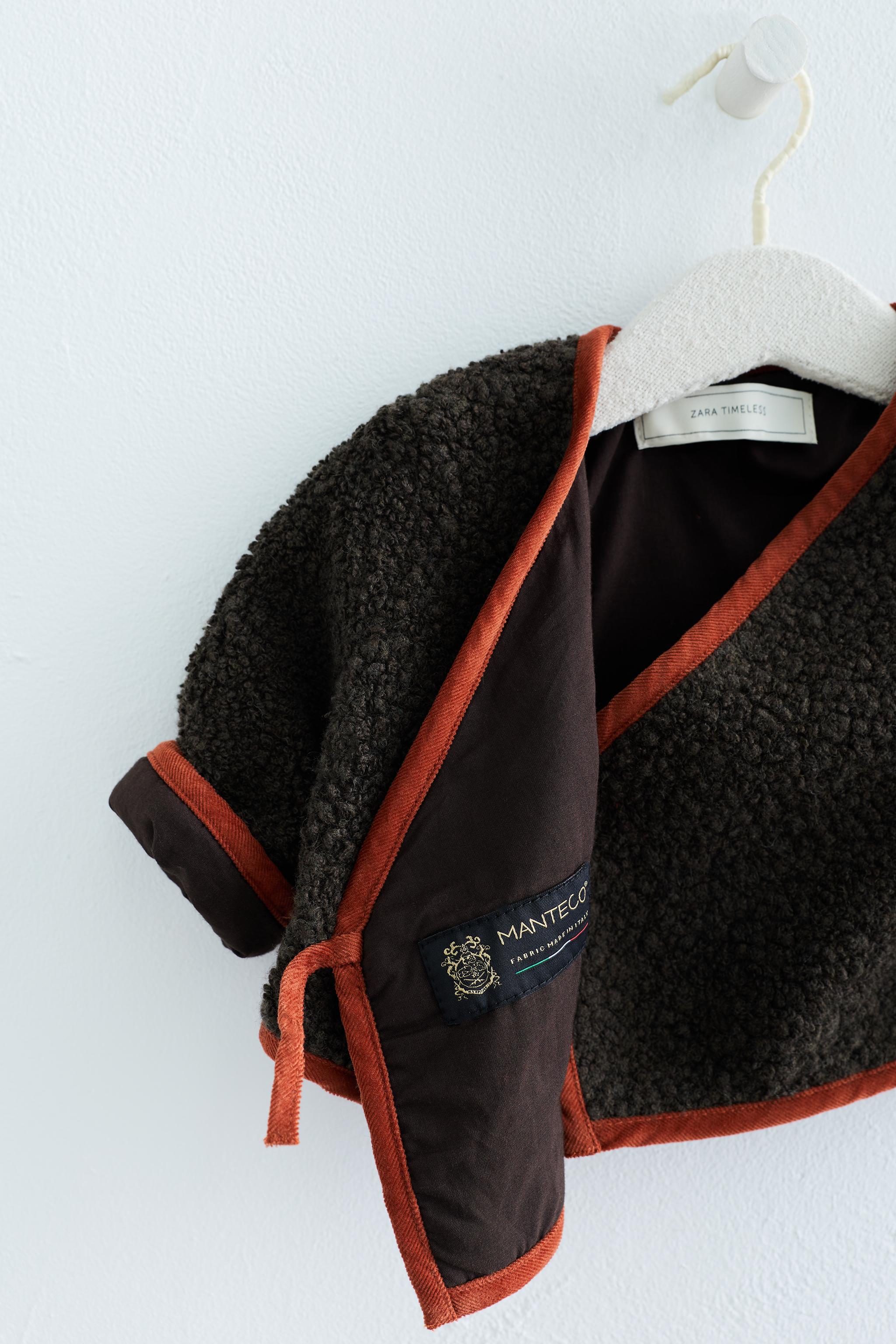 ZARA TIMELESS - WOOL SHEARLING JACKET