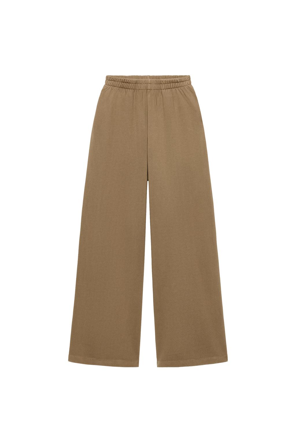 WASHED EFFECT WIDE LEG PANTS - image 3