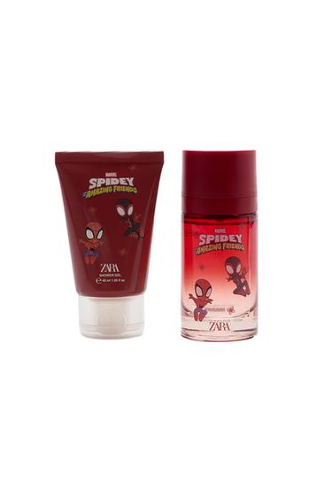 Zara MARVEL SPIDEY AND HIS AMAZING FRIENDS © MARVEL EDT & SHOWER GEL (50 ML + 40 ML) + (1.69 FL. OZ. + 1.35 FL.OZ.) - 明淺棕色