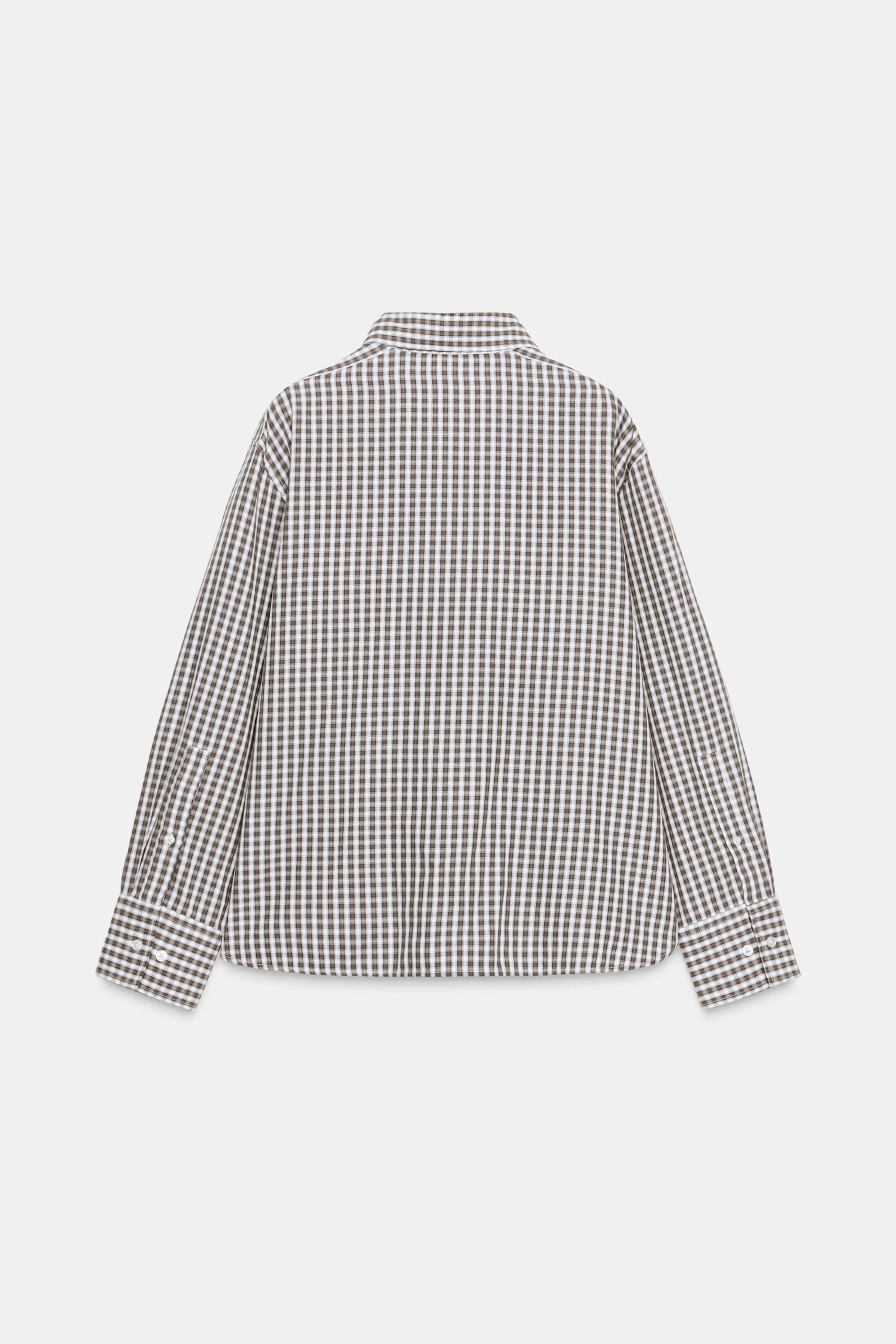 CHEMISE OXFORD À CARREAUX