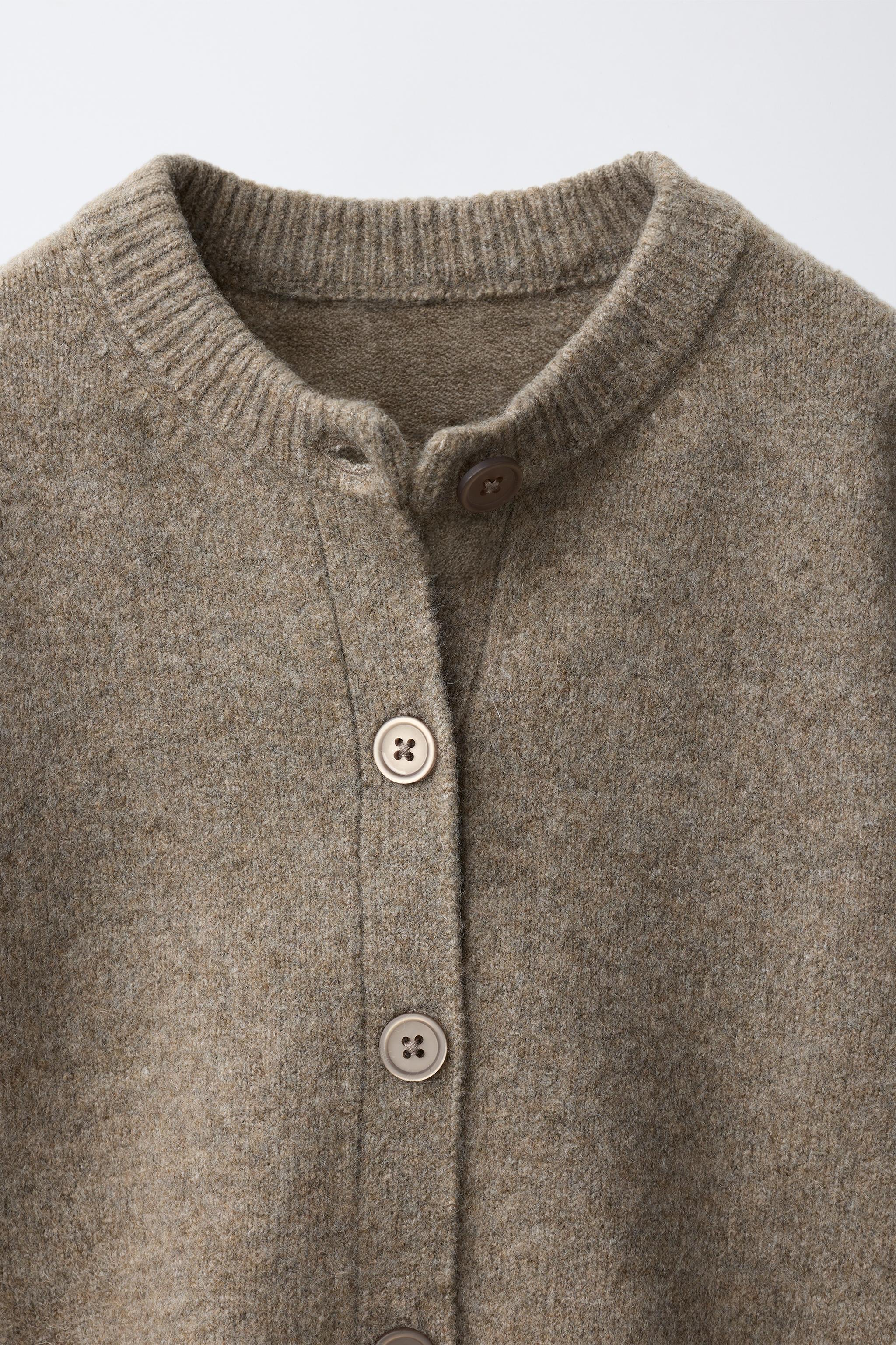 GILET EN MAILLE UNIE