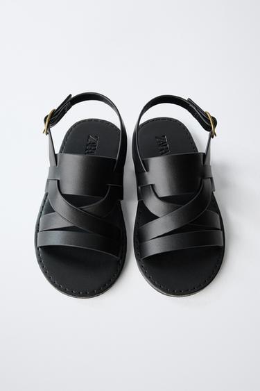 STRAPPY SANDALS - Black by Zara - Image 3