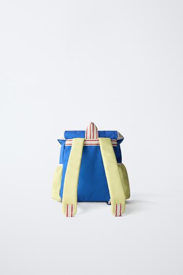 MULTICOLOURED BACKPACK - Blue by Zara - Image 4