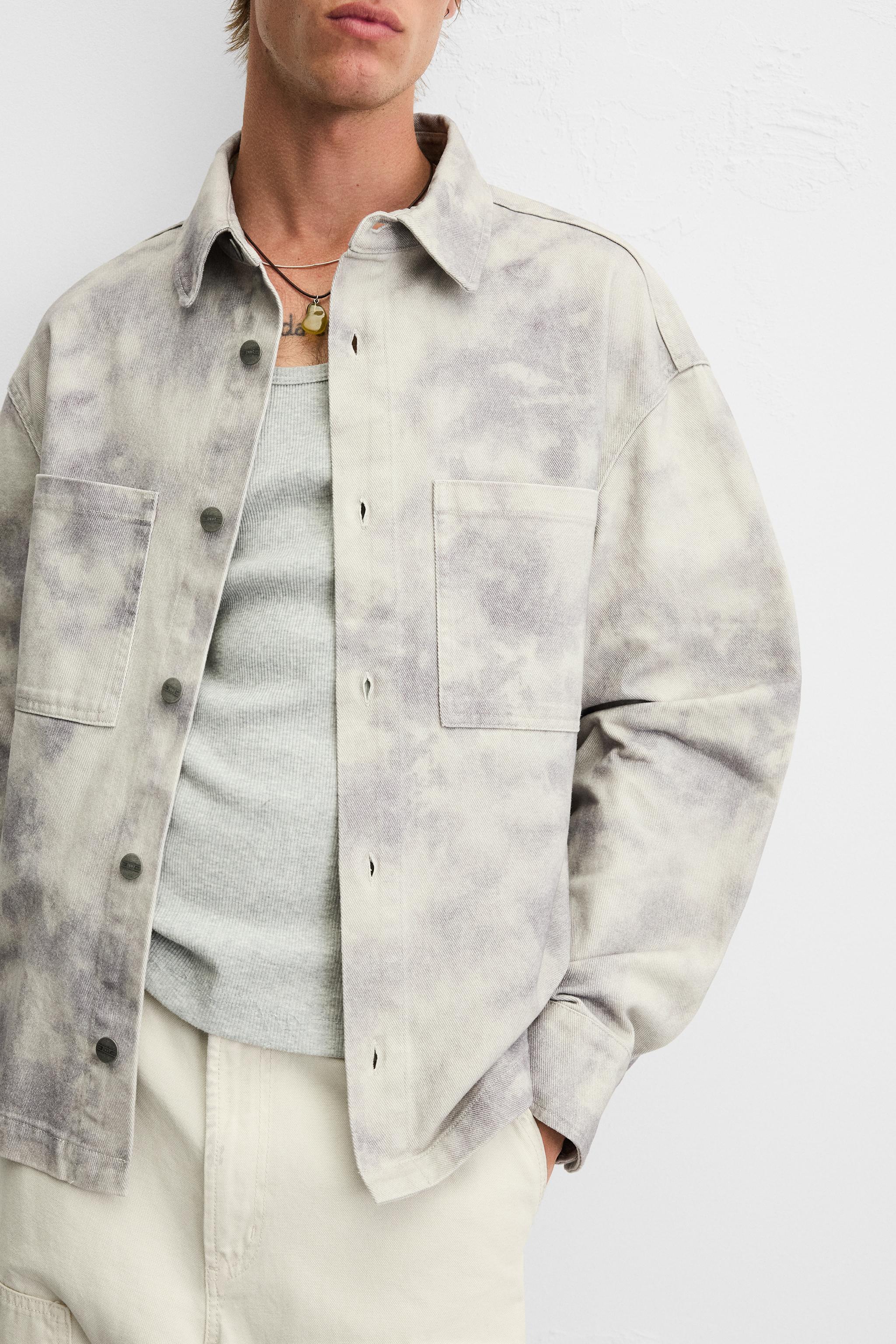 ABSTRACT PRINT OVERSHIRT - Printed | ZARA United States ABSTRACT PRINT OVERSHIRT - Printed | ZARA United States