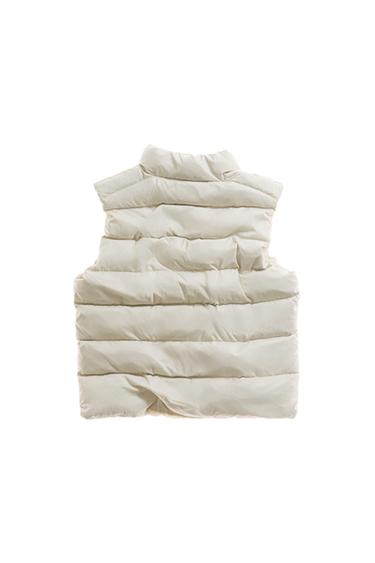 DOUDOUNE SANS MANCHES 100 % PLUMES DÉPERLANTE - Sable de Zara - Image 3