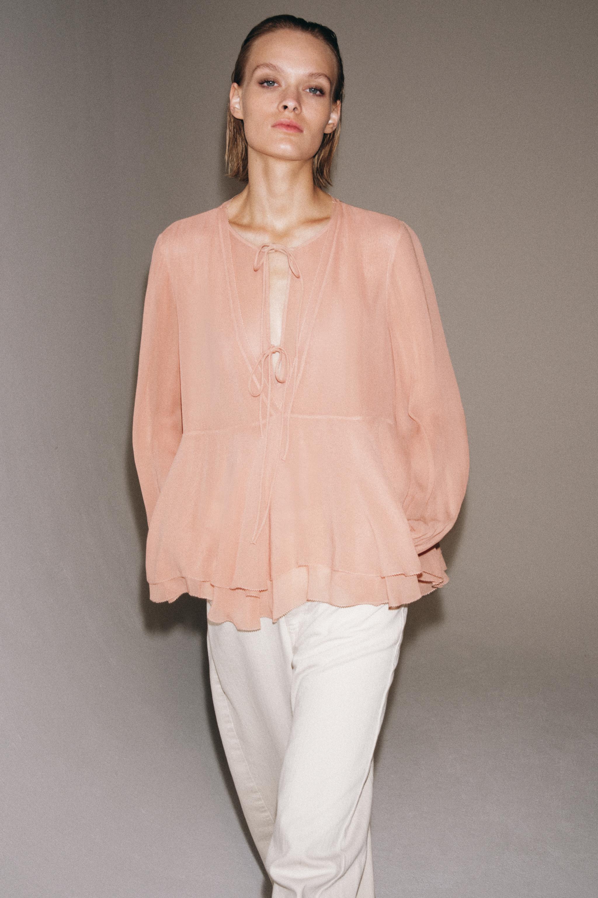 BLOUSE À VOLANTS ZW COLLECTION