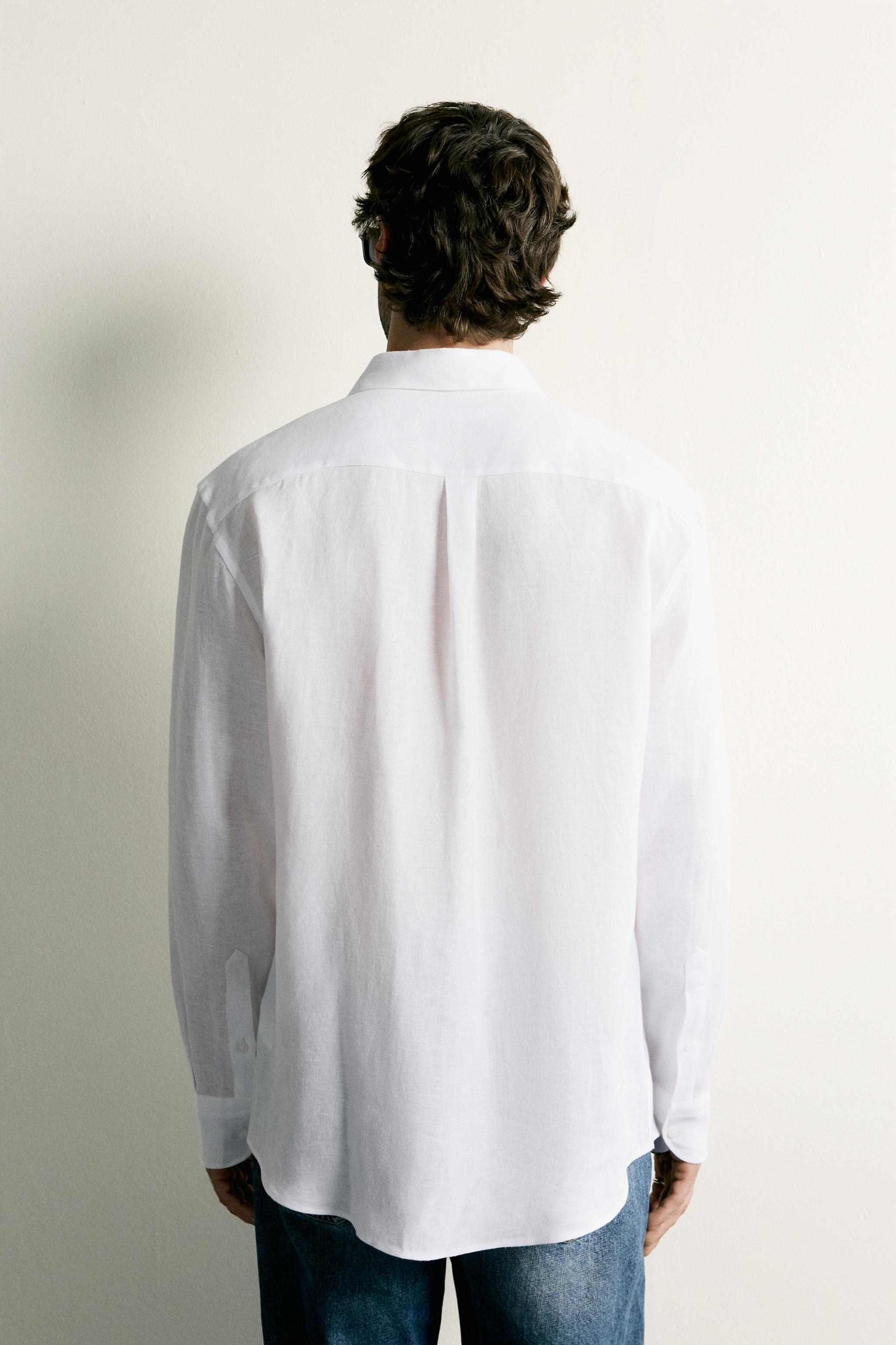 CHEMISE REGULAR FIT 100% LIN