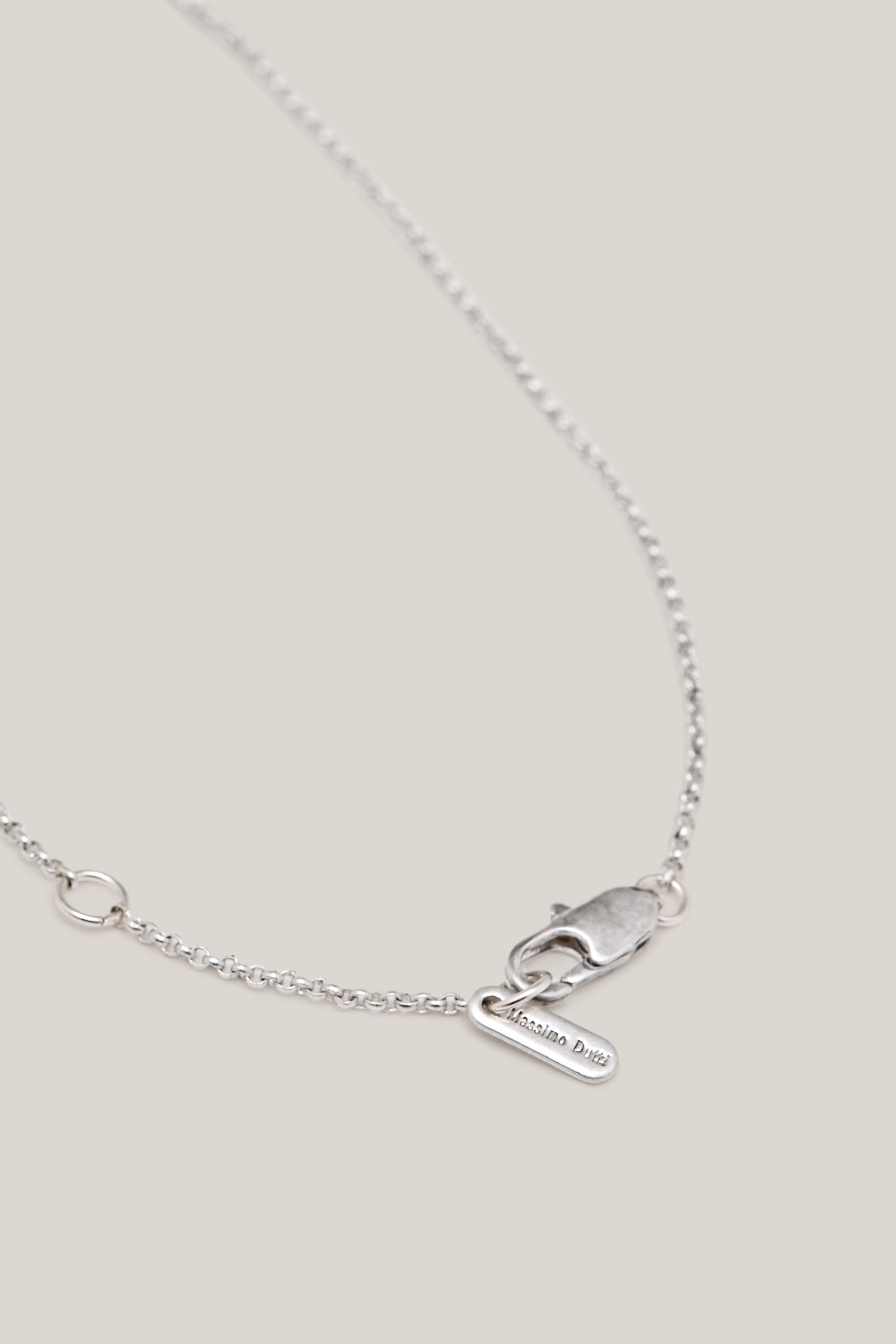 Necklace with textured round basket piece - LIMITED EDITION