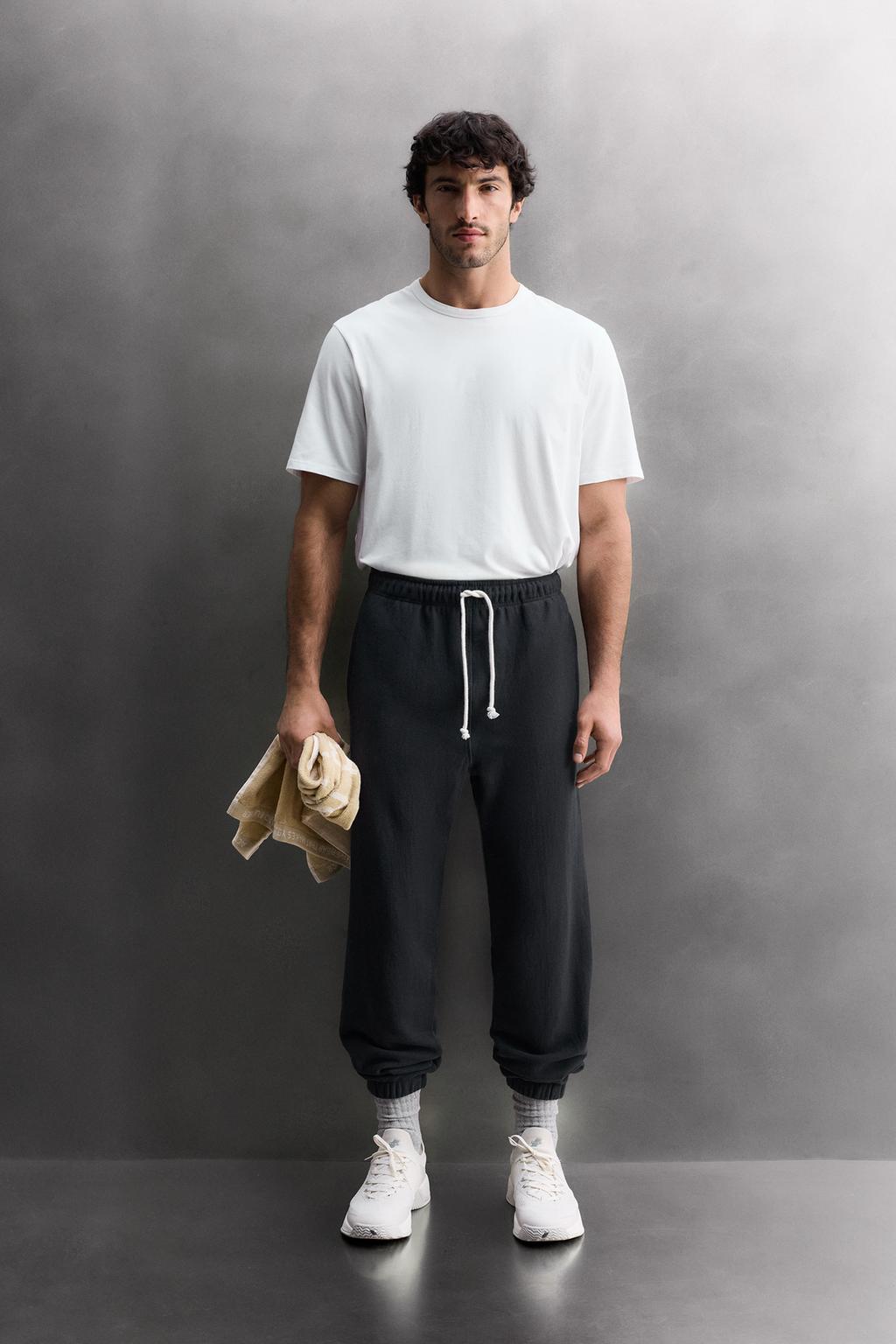 ZARA BASIC TRAINING JOGGING PANTS