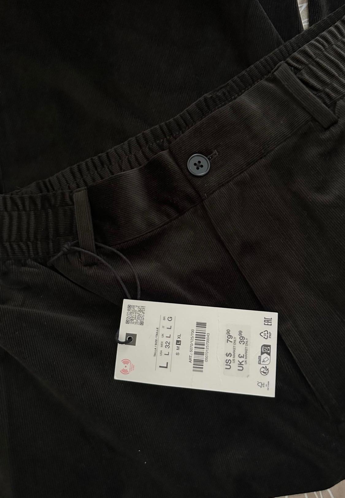 TEXTURED VELVET TROUSERS - Image 3