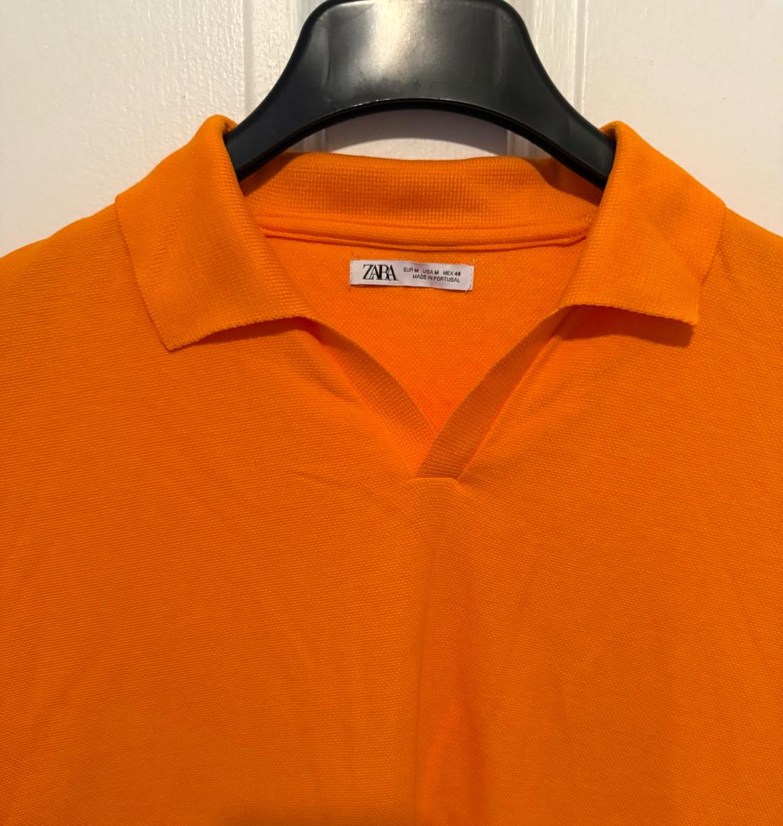 MAN ORANGE POLO SHIRT - Image 3