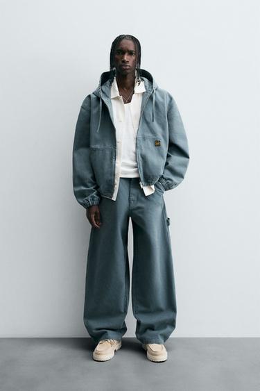CARPENTER POCKET TROUSERS - Faded blue by Zara - Image 0