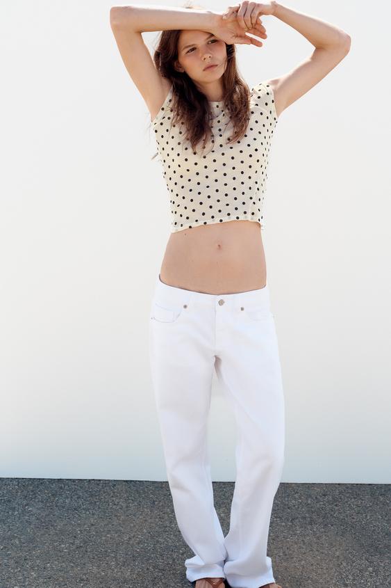 SUPIMA® POLKA DOT SHORT SLEEVE T-SHIRT from Zara - $29.90