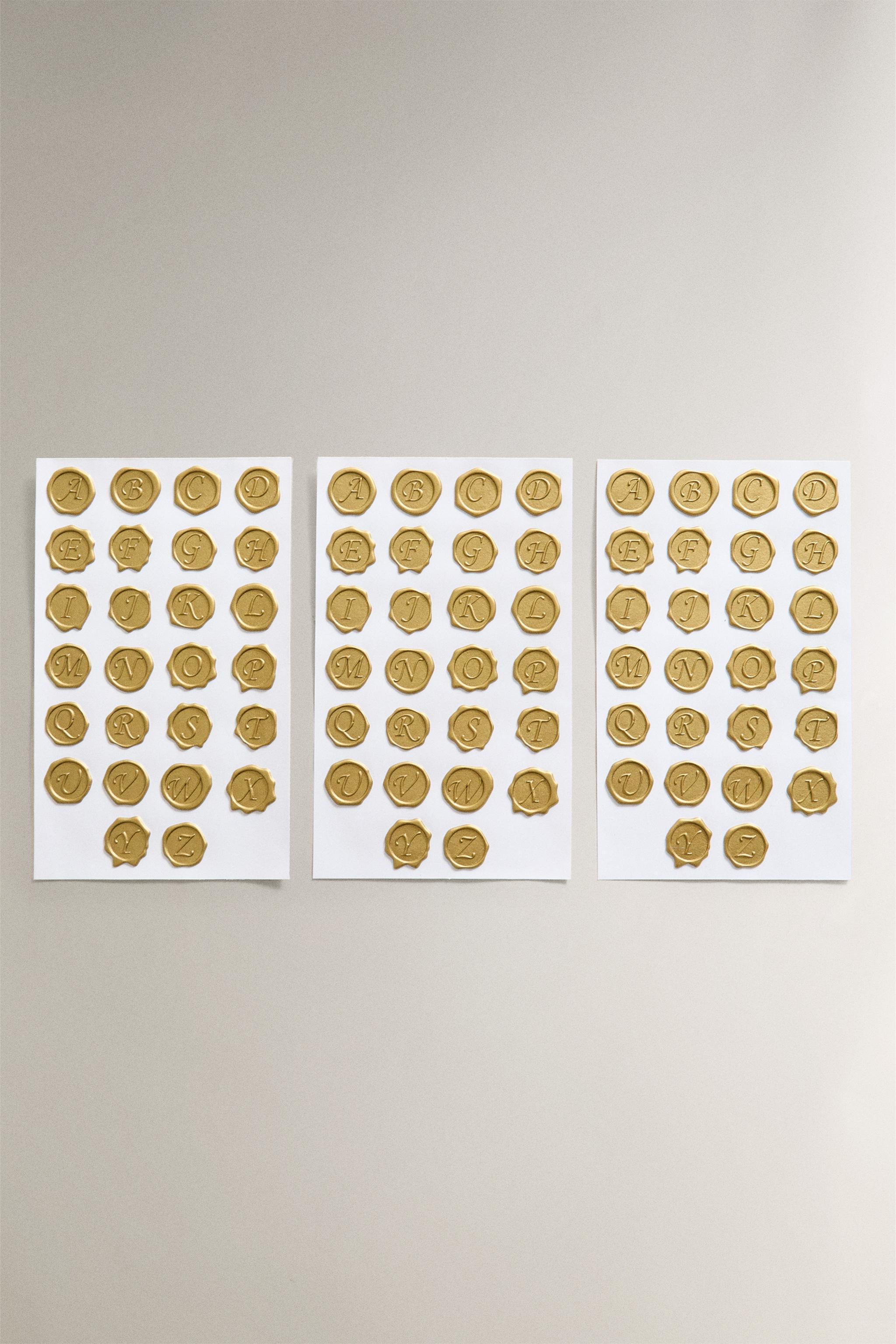 LOT AUTOCOLLANTS LETTRES SCEAUX NOËL (LOT DE 78)