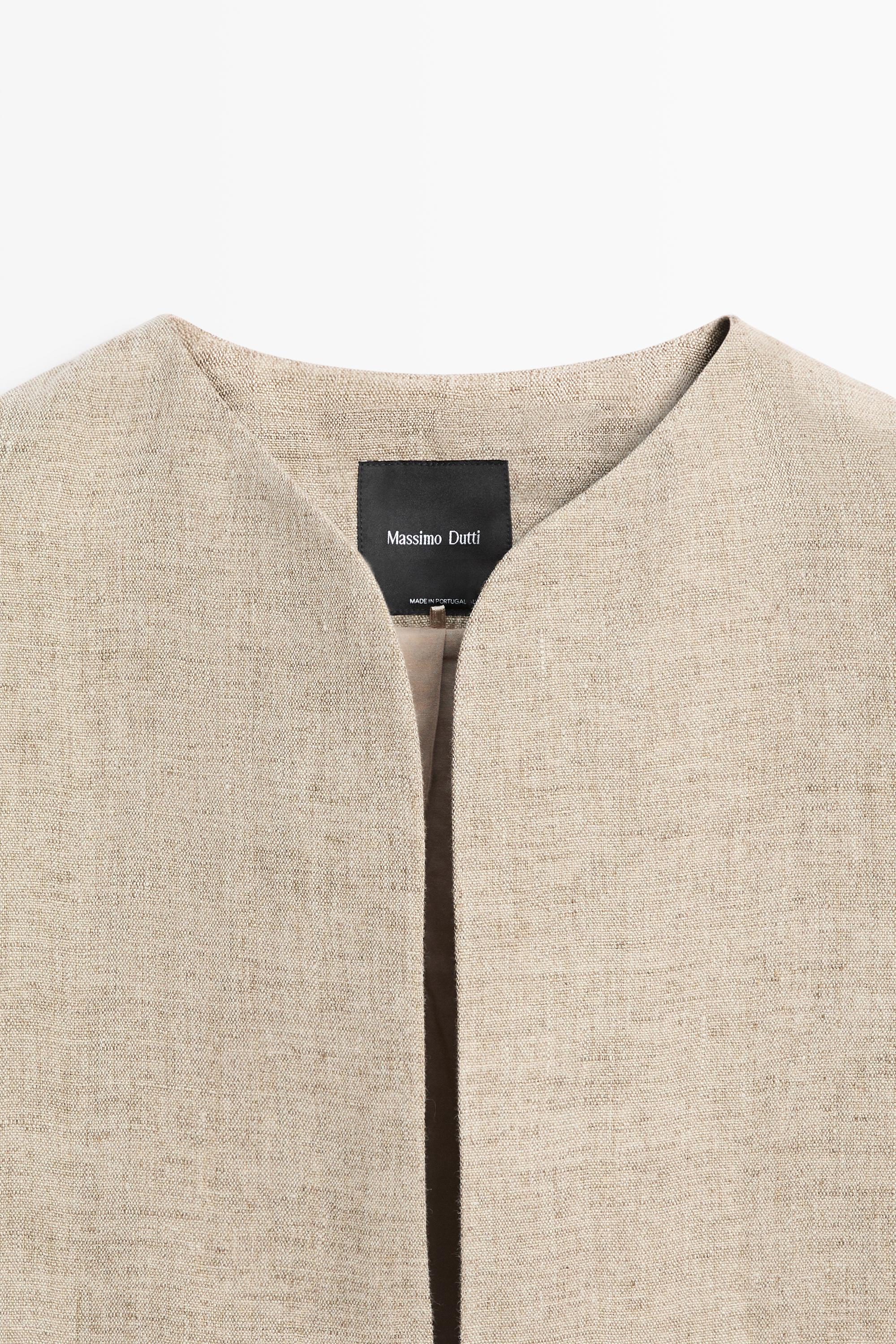 Bomber jacket with flecked detail