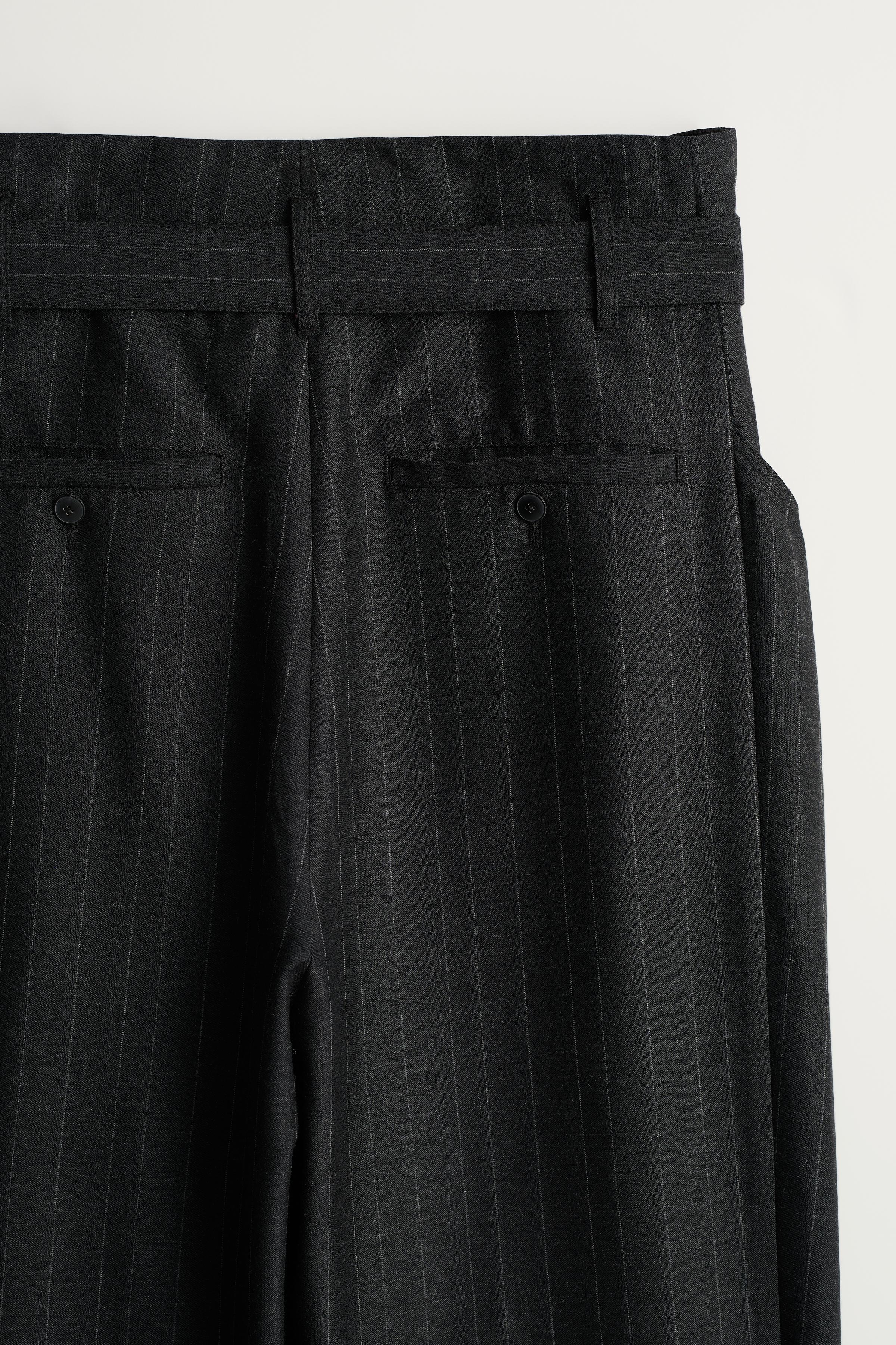 PANTALON COSTUME RELAXED FIT RAYURES