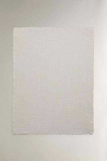 Zara CHILDREN'S MUSLIN BLANKET - Gray