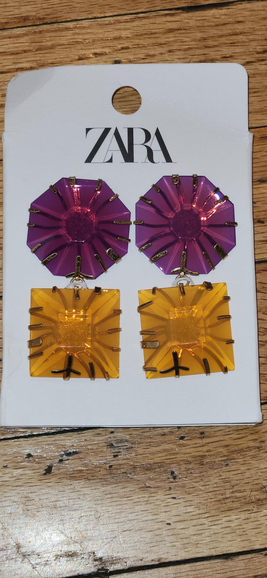 PENDIENTES RESINA COLOR