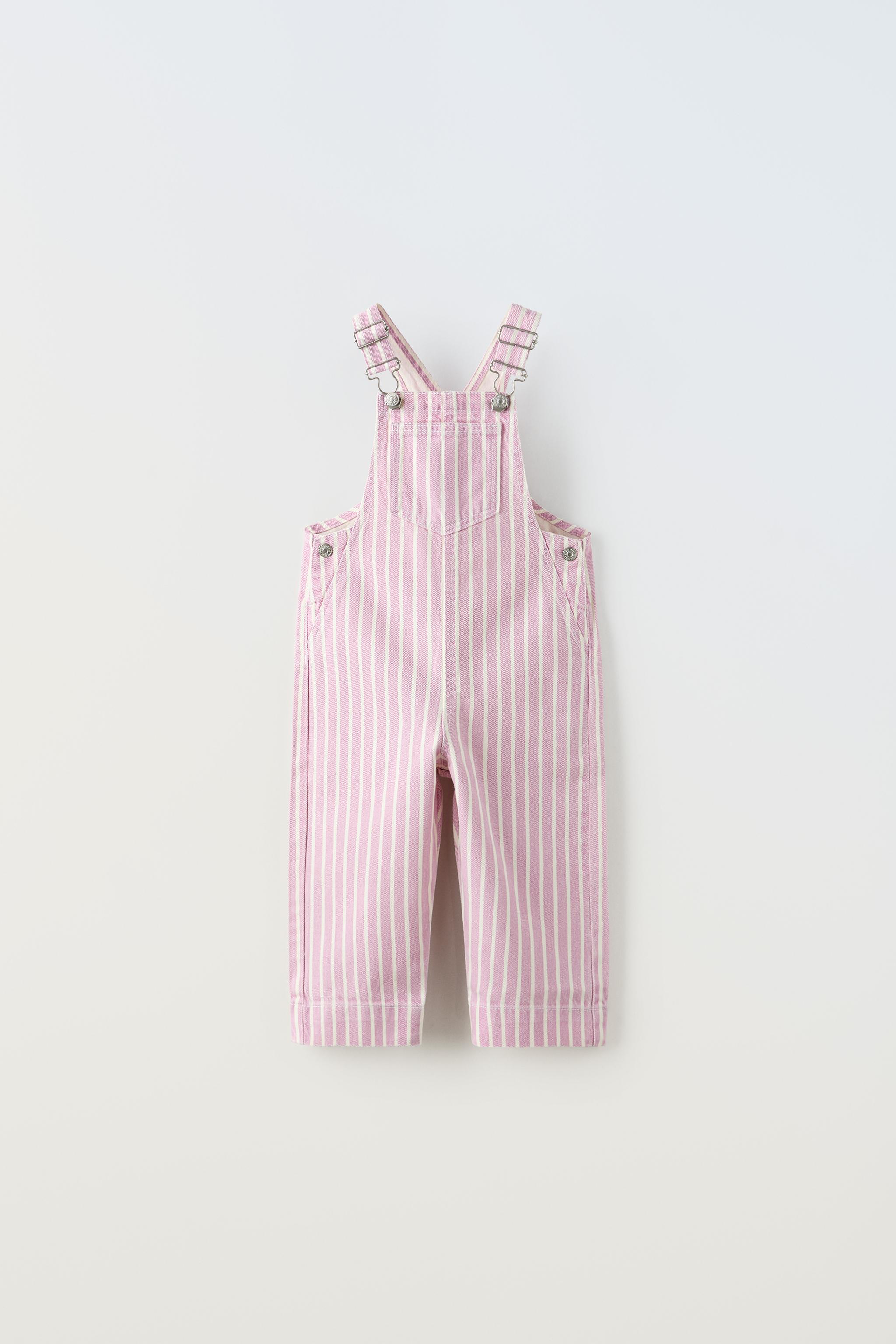 Zara store white dungarees