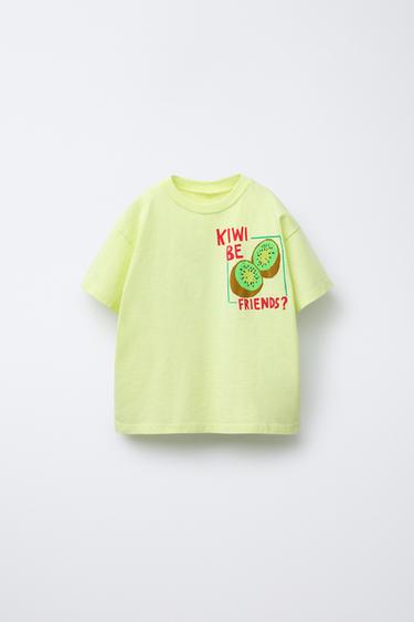 FRUIT PRINT T-SHIRT - Yellow by Zara