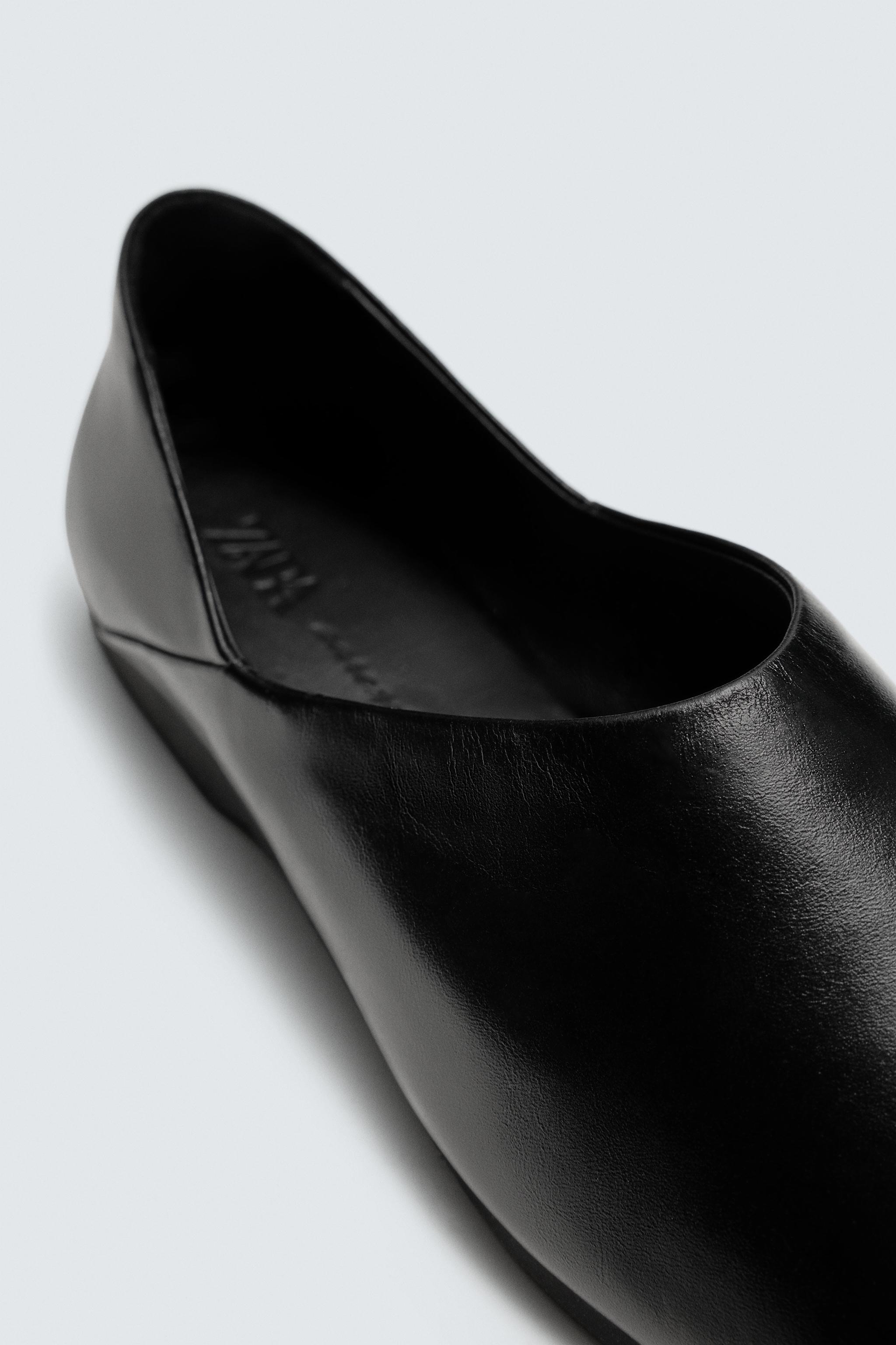 Zara LEATHER SHOES WITH VIBRAM® SOLE AARON LEVINE X ZARA at Mall